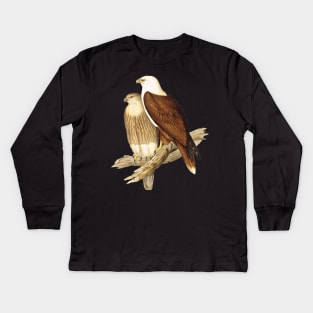 White Breasted Sea Eagle Kids Long Sleeve T-Shirt